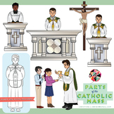 Parts of the Catholic Mass Clip Art Set