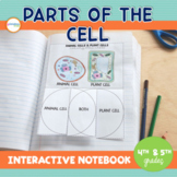 Parts of a Cell Interactive Notebook (Plant and Animal cel