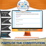 Parts of the Constitution Activity | Google Forms and Vide