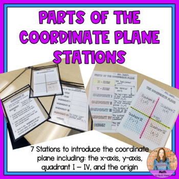 Preview of Parts of the Coordinate Plane Stations