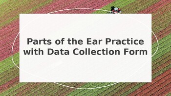 Preview of Parts of the Ear with Data Collection Form