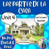 Parts of the House  in Spanish- Google Slides™ and Activit