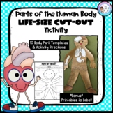 Parts of the Human Body Cut Out Activity