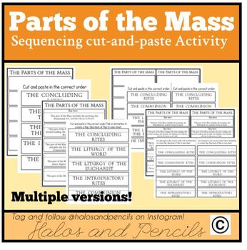Preview of Parts of the Mass Order of the Mass Sequencing Activity