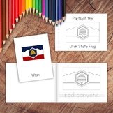 Parts of the New Utah State Flag DIY Booklet