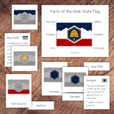 Parts of the New Utah State Flag Poster & 4-Part Card Set