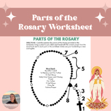 Parts of the Rosary Labeling Worksheet