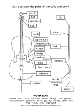 cello parts violin viola bass answer keys package preview