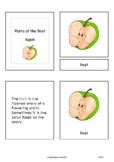 Parts of the fruit - Montessori nomeclature cards