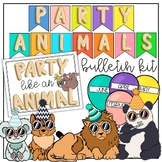 Party Animals Classroom Birthday Bulletin Board Kit