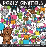 Party Animals Clipart {birthday clipart}