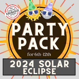 Party Pack Solar Eclipse 2024 Middle and High The Great Am