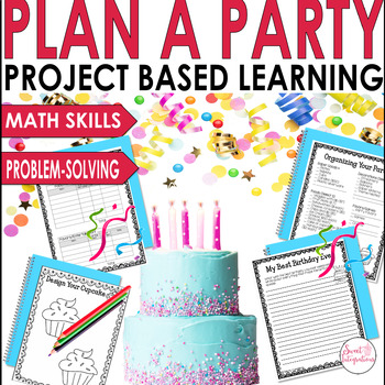 Preview of Project Based Learning Math Project -  Plan a Party With Decimals