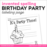 Party Time Labeling Activity