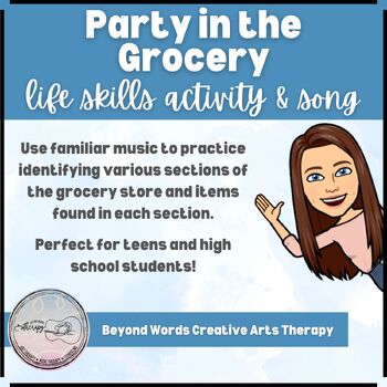 Preview of Party in the Grocery | Music Therapy, Special Education, Vocational, Life Skills