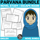 Parvana Novel Study and Escape Room