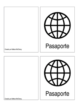 Preview of Pasaporte (Self assesment)