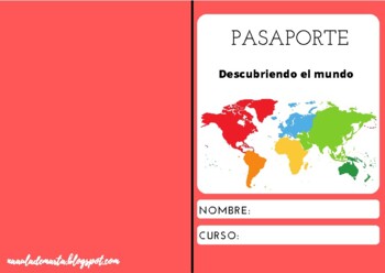 Preview of Pasaporte Viajamos por el mundo
