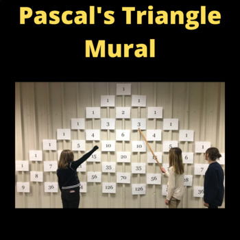 Preview of Summer - Class decoration Prep! Pascal's Triangle Mural print