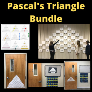 Preview of Summer Class Decor, Pascal's Triangle, Print for your wall, door, bulletin board