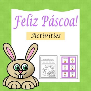 Preview of Páscoa: Easter in Portuguese - Activities (1st to 6th)