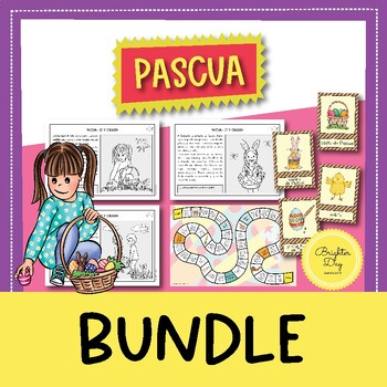 Preview of Pascua / Easter activities for the Spanish class: BUNDLE