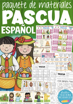 Preview of Pascua / Semana Santa Spanish Easter XXL BUNDLE paquete de materiales Español