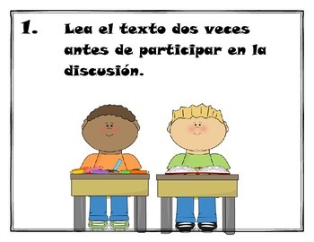 Preview of Pasos de guia de discusion colectiva Great Books en español-