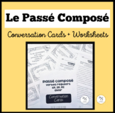 Passé Composé Interpersonal Speaking 38 Task Cards Workshe