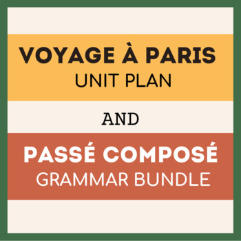 Preview of Passé Composé + Voyage à Paris BUNDLE