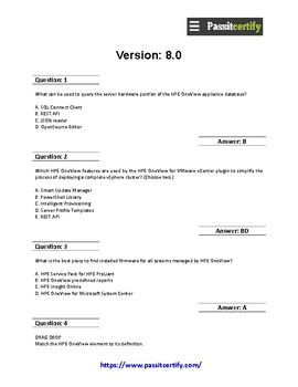 HPE2-B01 Free Sample