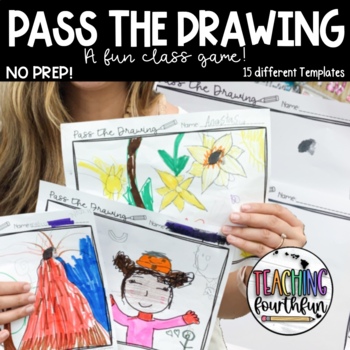 Preview of Pass The Drawing - A Fun Classroom Game 