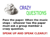 Pass The Paper. Crazy Questions. Speaking. PPTx. Game. ESL