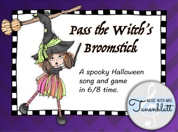 Preview of Pass The Witch's Broomstick - Halloween song and game