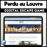 Passé composé and imparfait - Perdu au Louvre Digital escape game