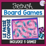 Passé composé board game with avoir and être verbs JEU DE VERBES
