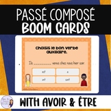 Passé composé with avoir and être: FRENCH BOOM CARDS