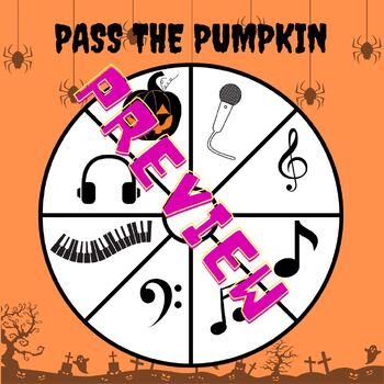 Pass the Pumpkin Game Board by Erin Bromley Music Studio | TPT