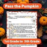 Pass the Pumpkin Left-Right Game for Halloween, Suitable f