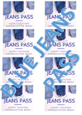 Pass to wear blue jeans - Teacher Appreciation Week Gift f