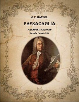 Preview of Passacaglia (Handel) Arranged for band - Score and Parts