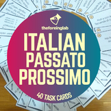 Passato Prossimo: 40 Italian Task Cards!