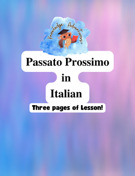 Preview of Passato Prossimo in Italian