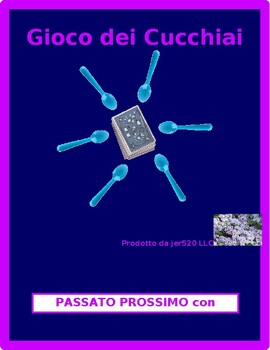 Preview of Passato prossimo con avere Italian Verbs Spoons Game / Uno Game