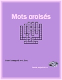 Passé Composé avec être French Verbs Crossword