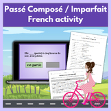 Passé Composé vs. Imparfait / Story in French with practic