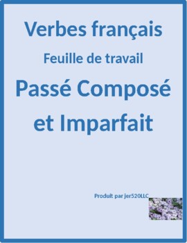 Preview of Passé Composé vs Imparfait French Worksheet 1