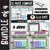 Passé composé bundle - 3 jeux amusants et exercices pratiques