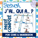 Passé composé speaking activity for French J'AI... QUI A .