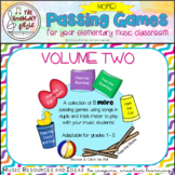 MORE Passing Games for the Elementary Music Classroom-VOLUME TWO